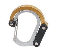 Btgghytr Mousqueton Boucle Clip Multifonctionnel Porte-clés en Forme de D Clip Boucle Clip en Alliage D'aluminium Mousqueton Extérieur Mousqueton Pivotant