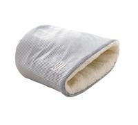 Btgghytr Nichoir chaud en peluche pour chats pour l'hiver confortable en forme de seau sac de couchage pour chats froid