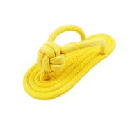 Btgghytr Pantoufle tissé à la main facile à nettoyer pour chien - Durabilité - Favorise l'hygiène des dents - Réduit le comportement destructeur - Jouet fait à la main