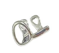 Btgghytr Piercing de corps élégant à deux tons en laiton léger et acier inoxydable pour un usage quotidien et accessoires de mode Taille précise, taille unique, Comme décrit, Comme décrit.