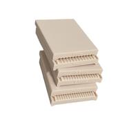 Btgghytr Planche à rouler en polyargile PVC avec surface plate et canaux | Surfaces de travail plates, canaux latéraux rainurés, brins d'argile poly plus cohérents et façonnage des composants de base
