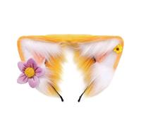 Btgghytr Serre-tête avec oreilles de renard mignonnes et durables, pour femme, bandeau pour rave, Halloween, cosplay, accessoires pour cheveux