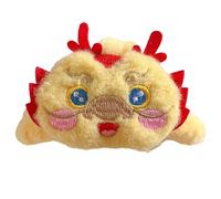Btgghytr Serre-tête avec pince à cheveux pour filles et Nouvel An chinois avec peluche délicate en forme de dragon pour nouvelles pinces à cheveux pour femmes et filles