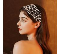 Btgghytr Serre-tête pour femme et fille, avec perles en cristal, pour fête de mariage