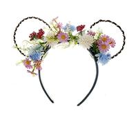 Btgghytr Serre-tête pour femmes et filles - Décoration florale colorée pour oreilles de chat - Accessoire pour cheveux