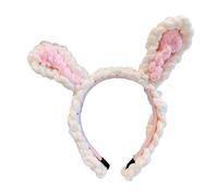Btgghytr Serre-tête pour femmes et filles en crochet avec oreilles de lapin - Accessoires pour cheveux