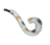 Btgghytr Serre-tête pour femmes et filles, oreilles de chat en peluche, bandeau queue doux, accessoire de cheveux pour Halloween, fêtes