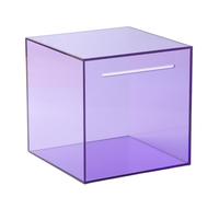 Btgghytr Tirelire en acrylique transparent avec vue claire pour économiser le progrès et les pièces de monnaie à sens unique Décoration de la maison Organisateurs de budget familial