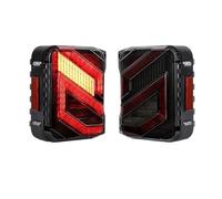 BTHMGBAE Ensemble Feu Arrière Pour Jeep Pour Wrangler JK 2007-2018 Feux Arrière À LED 30 W Feu De Freinage De Recul Et De Circulation Diurne Feux Arrières(Smoke Lens,US Version)