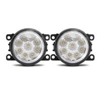 BTHMGBAE Phare Antibrouillard Avant Voiture Pour Iveco Pour Daily VI 2014-2023 2 Pièces 30W Ensemble Phares Antibrouillard H11 Voiture LED Feux Jour DRL 3000LM(LH Orange)