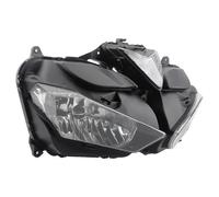 BTHMGBAE Phare Avant Pour YZF-R25 Pour YZF-R3 2013-2018 Boîtier De Phare Avant ABS Noir Lentille Transparente Étanche Et Durable Ensemble Phare Moto