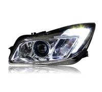 BTHMGBAE Phares Feux Avant Pour Buick Pour Regal Pour Opel Pour Insignia Phares De Voiture À LED Phare Avant Angel Eye LED DRL Lentille Bi-xénon Kit Xénon HID Jeu De Phare(4300K,Left hand drive)