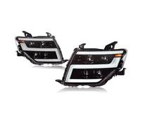 BTHMGBAE Phares Feux Avant Pour Pajero V93 V97 2005-2021 Phare De Voiture Mise À Niveau Lampe LED Modifiée Clignotant Dynamique Accessoires De Voiture DRL Jeu De Phare