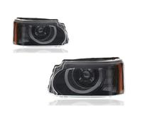 BTHMGBAE Phares Feux Avant Pour Range Pour Rover Sport 2005-2013 Phares Voiture Kit Pour Lentilles Projecteur À LED Blue Start Pour Style Pour Defender Jeu De Phare(Right steering wheel,05-09yewllow)