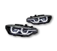 BTHMGBAE Phares Feux Avant Pour Série 3 F30 F31 F35 320i 2012-2019 Phare LED De Voiture Lampe Frontale Projecteur De Signal LED Lentille Automobile Jeu De Phare(For Halogen)
