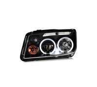 BTHMGBAE Phares Feux Avant Pour VW Pour Bora Phares 1999-2005 Pour Bora Phare LED DRL Avant Bi-xénon Lentille Double Faisceau HID KIT Accessoires De Voiture Jeu De Phare(6000K Cold White,55W)