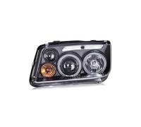 BTHMGBAE Phares Feux Avant Pour VW Pour Bora Phares 1999-2005 Pour Bora Phare LED DRL Avant Bi-xénon Lentille Double Faisceau HID KIT Accessoires De Voiture Jeu De Phare(8000K White Blue,35W)