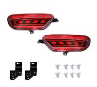 BTHMGBAE Réflecteur Pare-chocs Arrière Pour Mazda Pour CX-5 CX5 2017-2021 Feux De Pare-chocs Arrière Voiture 3 Fonctions Clignotant Dynamique Feu Conduite 12 V(Red Shell A)