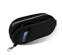 BTHRORO Étuis Lunettes Souple Néoprène Double Sac Etui Lunette avec Mousqueton, Ultra Léger et Portable Sac Souple de Lunettes Boitier pour Femme Homme