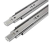 Btibpse Bt-6985 2 paires, sur mesure et extension complète Rails à roulements à billes 4.5 cm de largeur, blanc
