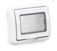 Bticino 25603B Boîte électrique idrobox couvercle IP55 3P Blanc Matix