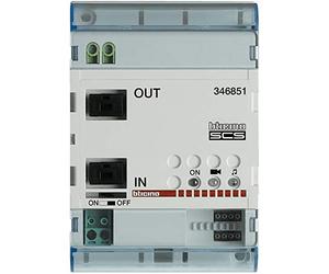 BTicino 346851 Module d'Extension d'Installation BUS 2 Fils, 4 Modules DIN