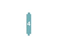 Bticino Cavaliers de configuration pour système BUS 3501/4 avec marquage 4 Lot de 10
