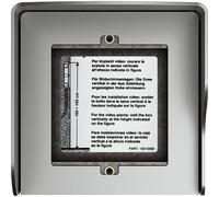 BTICINO 350611 - Boîte Superficielle 1 Module Aluminium Métallisé