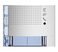 BTicino 351141 Façade Sfera New pour Module Électronique Audio, 2 Appels sur 2 Rangées, Allmetal