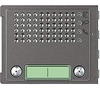 BTicino 351145 Façade Sfera Robur pour Module Électronique Audio, 2 Appels sur 2 Rangées