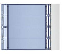 Bticino Façade Sfera New 352041 pour module électronique audio 4 appels Argenté