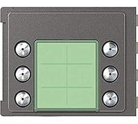 BTicino 352165 Robur Façade Sfera pour Module Électronique Audio, 6 Appels sur 2 Rangées