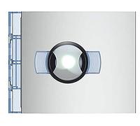 BTicino 352401 Allmetal Façade Sfera New pour Module Électronique Caméra Grand Angle Jour et Nuit