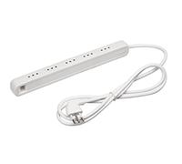 Bticino Multiprise 3630USD Ultra fine 5 petites prises 10 A pour petits espaces Blanc