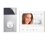BTicino 363511 Kit Portier Résidentiel Vidéo Couleur Mains-libres Classe 300 Basique, - 1 Appel, Blanc