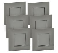 BTicino - Altège lot de 6 interrupteurs ou va-et-vient gris complet