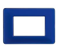 BTicino AM4803CAB Plaque 3 modules Ambre, Bleu, AM4803CBU