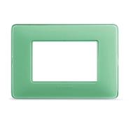 Bticino AM4803CVC Plaque 3 modules, Te Vert