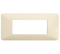 BTicino AM4803MSL Matix Plaque, 3 modules, argentée