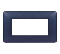 BTICINO am4804msl Matix Plaque, 4 modules, argent