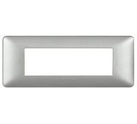 BTICINO am4804msl Matix Plaque, 4 modules, argent, AM4804MSL