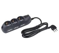 BTICINO Bloc multiprise électrique à fente 9 places, 3 polyvalents Schuko 10/16 A + 6 bivalents 10/16 A, multiprise électrique avec interrupteur et câble 1,5 m prise 10 A, robuste gain de place