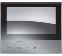 Bticino CLASSE300 X13E Poste intérieur vidéo avec écran tactile 7 pouces, 4 touches sensitives, application smartphone, extension du kit Réf. 363911, Noir, 344643