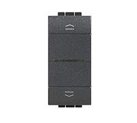 BTICINO Commutateur de volet roulant WiFi Livinglight L4027C, commande intelligente, contrôle intelligent volets roulants à distance avec application Home+Control, Alexa, Google Home, Apple Home