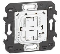 BTICINO Commutateur de volets roulants sans fil Living Now K4027CW, interrupteur WiFi avec batterie, télécommande App Home+Control, fonctionne avec Alexa, Google Home, Apple Home, Automatisations