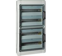 BTicino F107N72D Coffret Mural Hydrobord IP65 72 Modules DIN 18x4, Gris