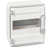 BTicino F305PT8 Boîtier Mural 8 Modules IP40 Avec Panneau Transparent