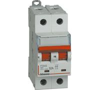 BTicino F72A32 Seccionateur Modulaire Commandable BT ON/OFF 32A 2P 2 Modules
