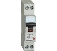 BTicino FC881C16 Interrupteur Magnétothermique C16 1P+N 1M 4.5kA