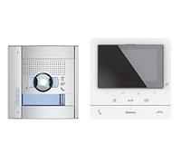 Bticino Flex One: Classe 100 V16E mit 5" Farb LCD-Display, Türstation SFERA allmetal Mallette 16 Centimeters Blanc (Weiß)